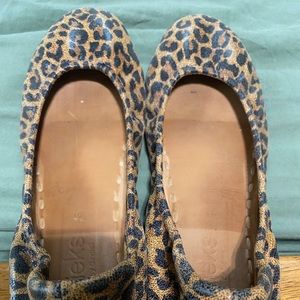 Tieks leopard print. Size 8